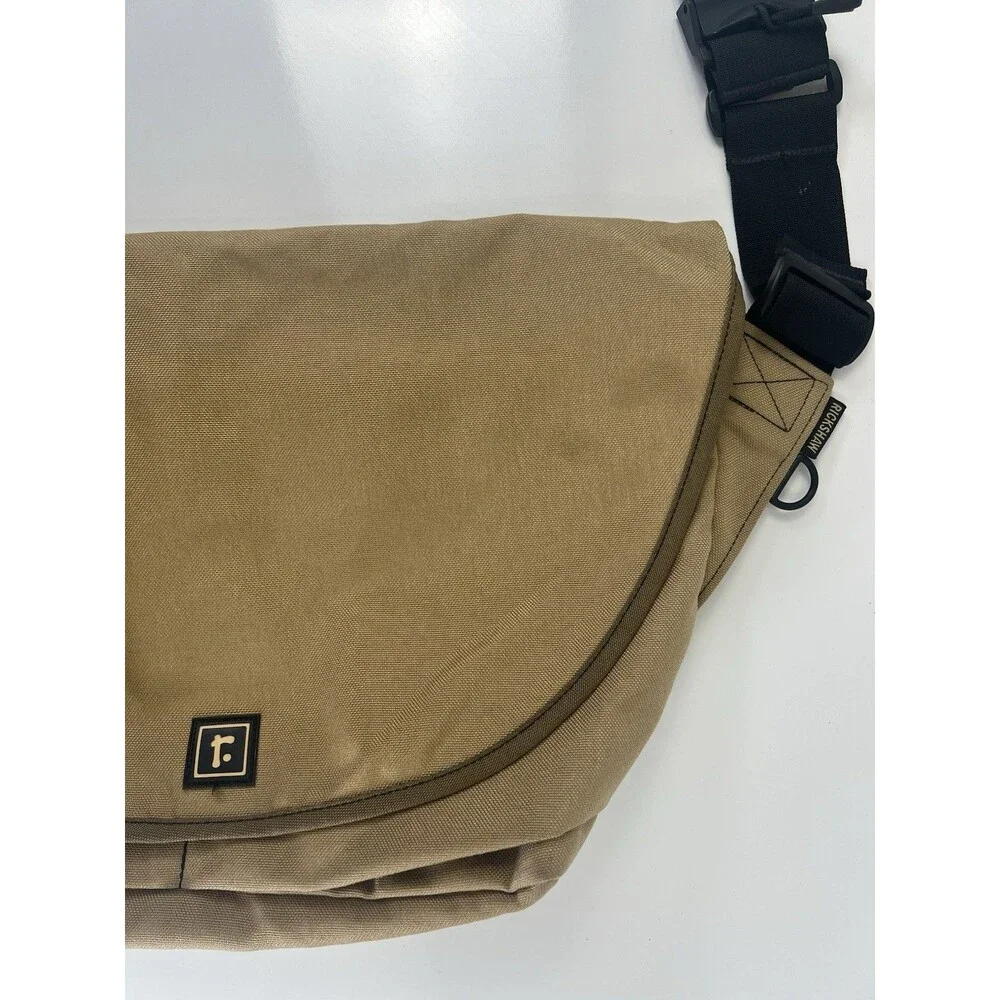 Rickshaw Bagworks Messenger Bag Laptop Canvas Tote Bag USA Adjustable Strap
